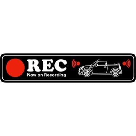 MINI(ミニクーパー)ドラレコステッカー