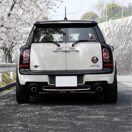 MINI(ミニクーパー)マスコット ドラレコステッカー -2 ドライブレコーダー ドラレコ ステッカー