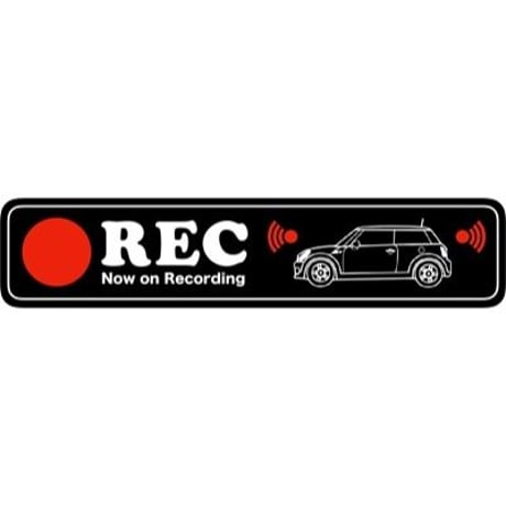 MINI(ミニクーパー)ドラレコステッカー