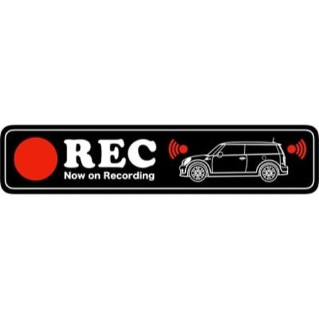 MINI(ミニクーパー)ドラレコステッカー