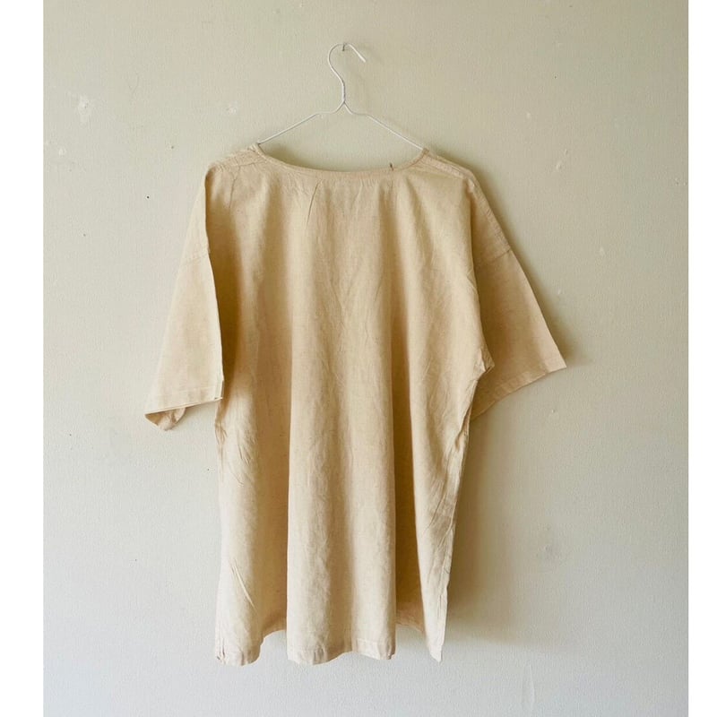 半袖 ロング 生成り / ヂェン先生の美しい日常着 | OKP STORE
