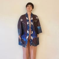 sofia y alfonso / KIMONO short  "宇宙と本を読む男"