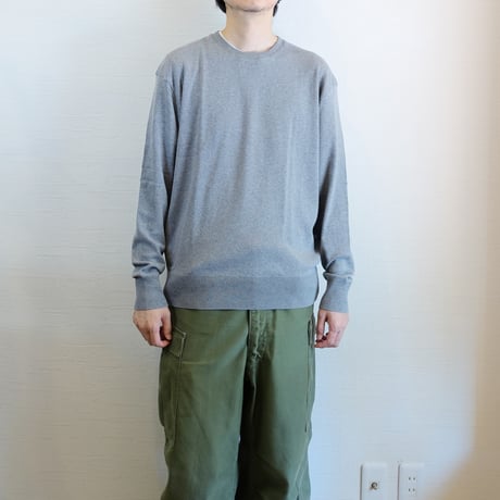 再入荷【gicipi/ジチピ】LUPO ルーポ（クルーネック）　ブラック　グレー