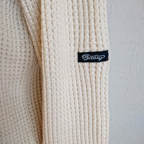 【Tieasy AUTHENTIC CLASSIC/ティージーオーセンティッククラシック】SUPER THERMAL CREW  スーパーサーマルクルー　ナチュラル