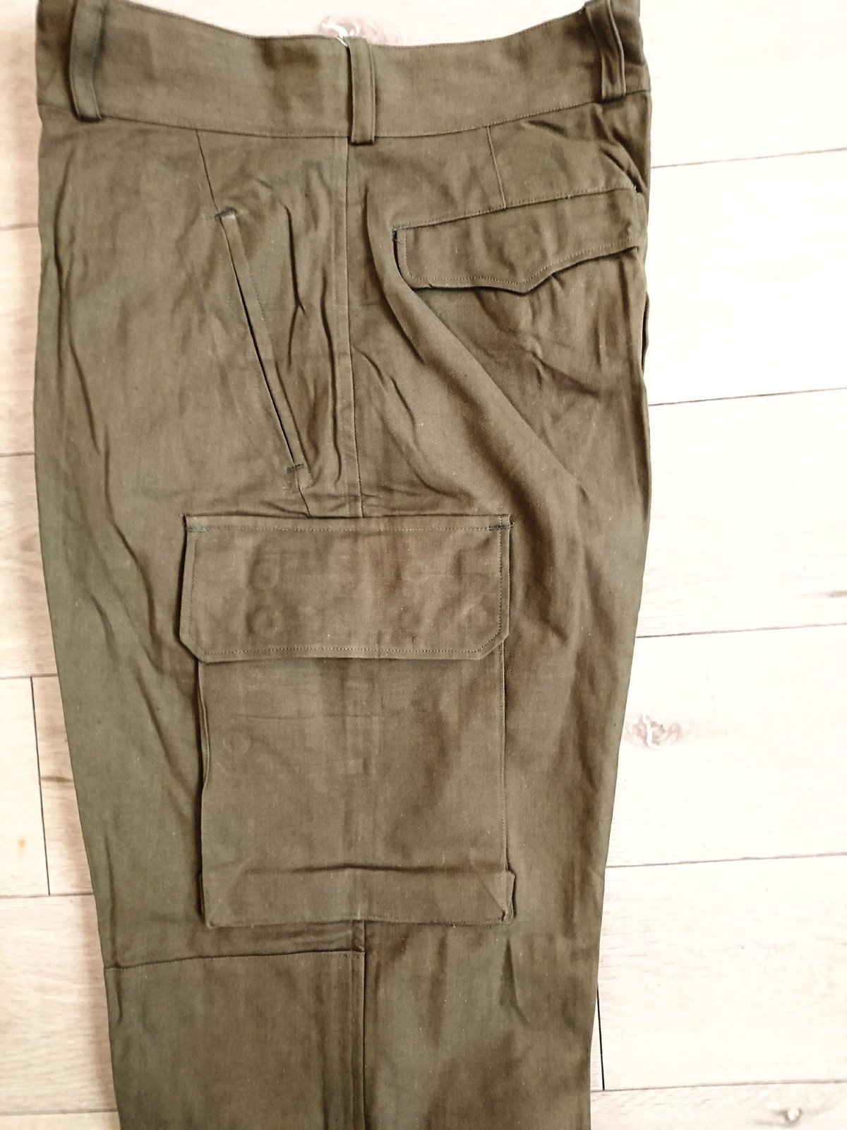 45】1950s Vintage FRANCE ARMY M-47 Cargo Pants 1950年代