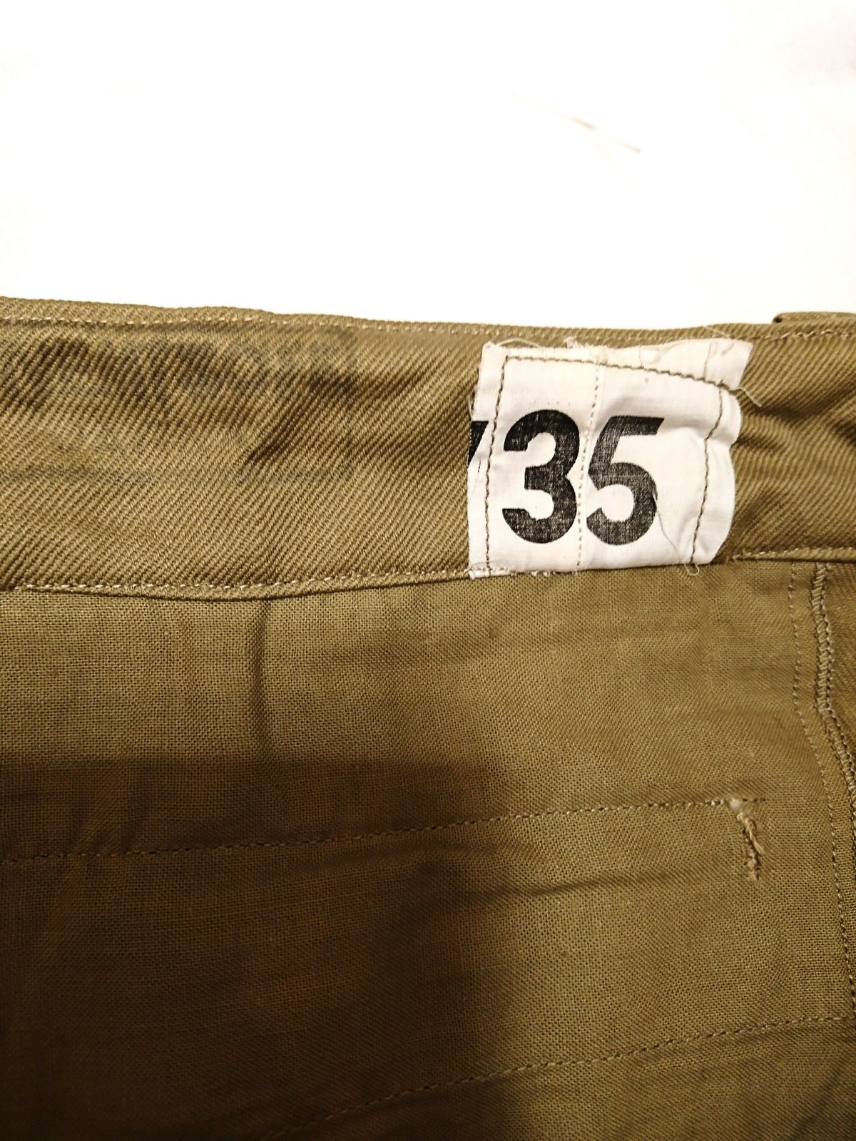 デッドストック フレンチミリタリー M52 チノ後期　希少サイズ25 フランス軍 デッドストック フレンチミリタリー M52 チノ後期 希少サイズ25