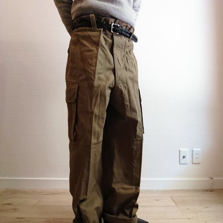 【French Army M-47 Cargo Pants Early Model DeadStock】フランス軍 M-47 カーゴパンツ 前期型 DeadStock