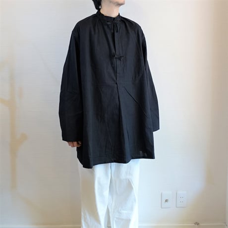 【ARMY TWILL/アーミーツイル】Cotton Slab Smock コットンスラブ スモック　ブラック