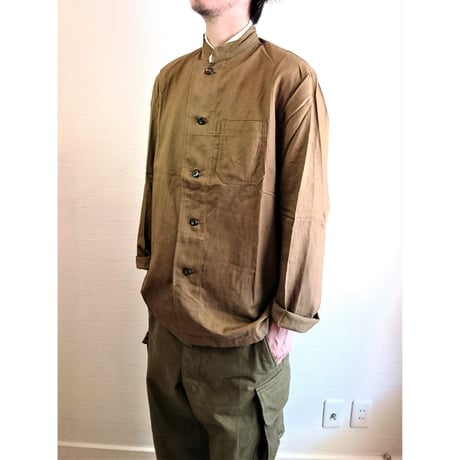 【Czech Army 50's MaoCollor Jacket DeadStock】チェコ軍 50'sマオカラー ジャケットDeadStock