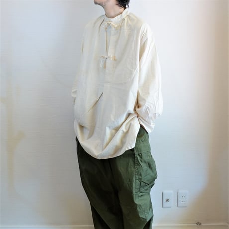 【ARMY TWILL/アーミーツイル】Cotton Slab Smock コットンスラブ スモック　オフホワイト