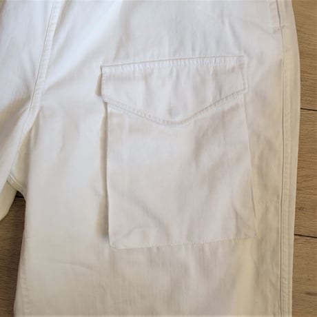 【ARMY TWILL/アーミーツイル】Light Herringbone Over Pants ライトヘリンボーン オーバーパンツ　ホワイト