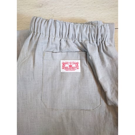 【HOLD FAST/ホールドファスト】Chef  Linen Trousers シェフ リネントラウザーズ　グレー