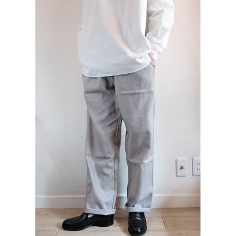 【HOLD FAST/ホールドファスト】Chef  Linen Trousers シェフ リネントラウザーズ　グレー