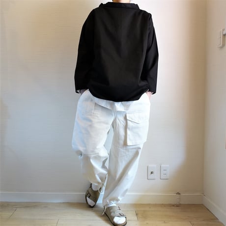 【ARMY TWILL/アーミーツイル】Light Herringbone Over Pants ライトヘリンボーン オーバーパンツ　ホワイト