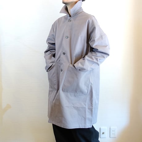 【Yarmo/ヤーモ】 DUSTER COAT  ダスターコート　ライトグレー