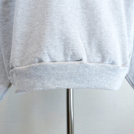 【LOS ANGELES APPAREL/ロサンゼルスアパレル】 14OZ HEAVY WEIGHT SWEAT CREW　ライトグレー