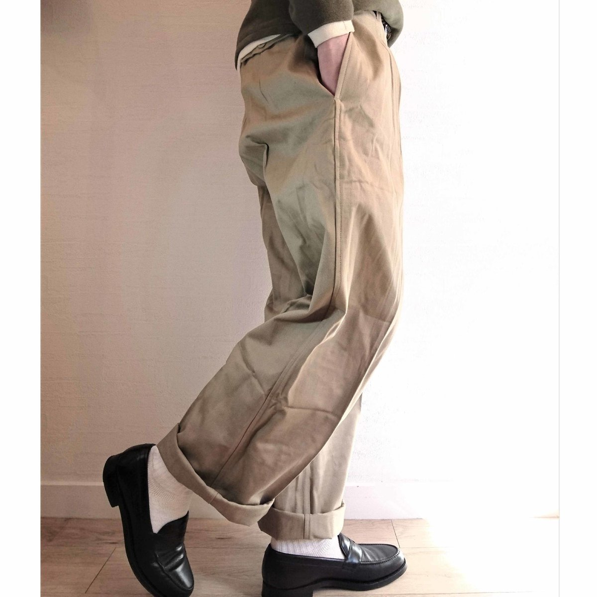 1タックモデル【French Army M-52 Chino Pants Late Model...