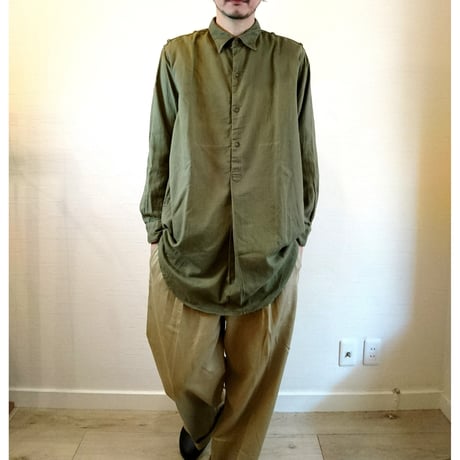 【Czech Army 70's Sleeping Shirts DeadStock】チェコ軍 70's スリーピングシャツ DeadStock
