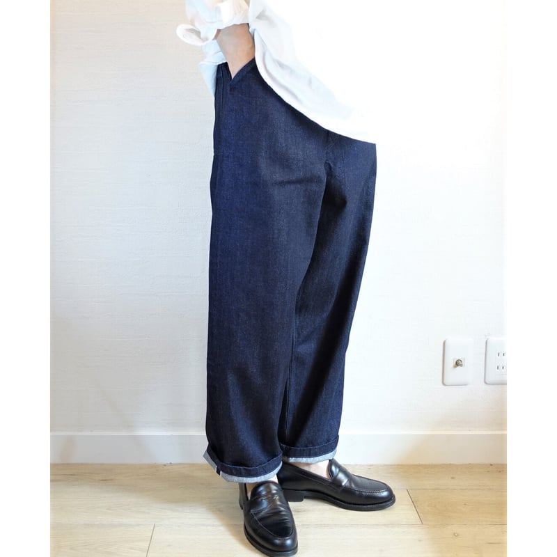 Audience/オーディエンス】赤耳インディゴデニム ユーティリティー