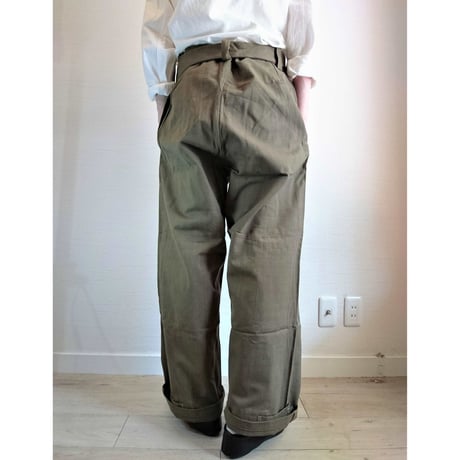 【French Army M-35 Motorcycle Pants DeadStock】フランス軍 M-35 モーターサイクルパンツ DeadStock
