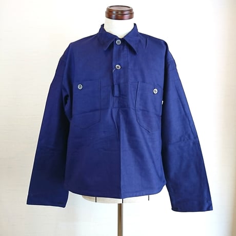 【Swedish Army 40's Pullover Jacket DeadStock 】スウェーデン軍 40's プルオーバージャケット  DeadStock