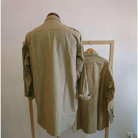 【French Military 50´S～60´S  Work Shirt Dead Stock】フランス軍50´S～60´Sワークシャツ Dead Stock