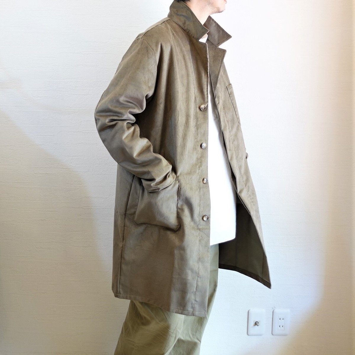 Massaua/マッサワ】Corduroy Work Coat コーデュロイ ワークコート