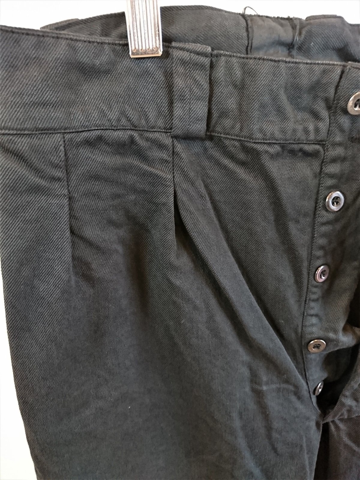 50s60s French army m-52 チノパンツ 後染めブラック French Army M-52 Chino Pants DeadStock Fabric