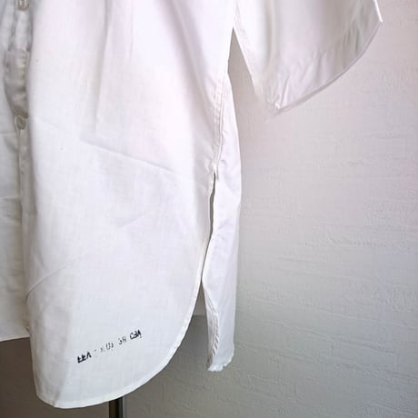 【Swedish Army Hospital Shirts DeadStock White 】スウェーデン軍 ホスピタルシャツ DeadStock ホワイト