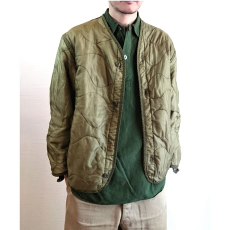 【US. Army M-65 Field Jacket Quilting Liner Used】アメリカ軍 M-65 フィールドジャケット キルティングライナー Used