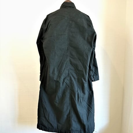 【US.Army 80's Inspector Coat DeadStock Fabric Dyeing】アメリカ軍 80's インスペクターコート DeadStock 後染め　ブラック