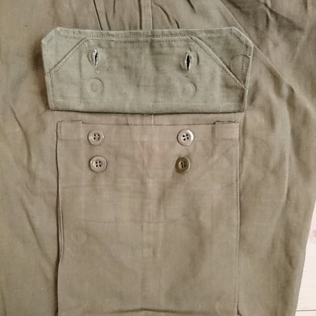 【French Army M-47 Cargo Pants Early Model DeadStock】フランス軍 M-47 カーゴパンツ 前期型 DeadStock