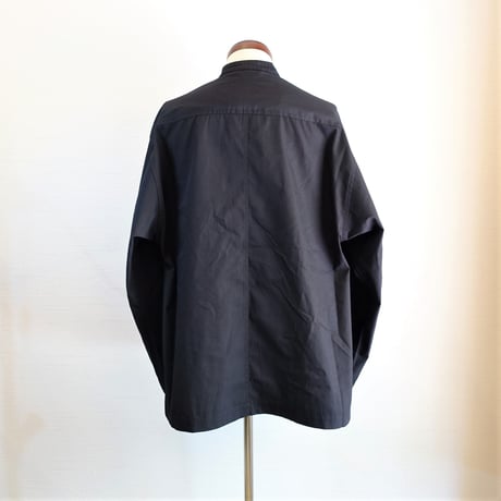 【ARMY TWILL/アーミーツイル】Cotton Polyester Plain Wave Tape Shirt　コットンポリエステル プレーンウィーブ テープシャツ　ブラック
