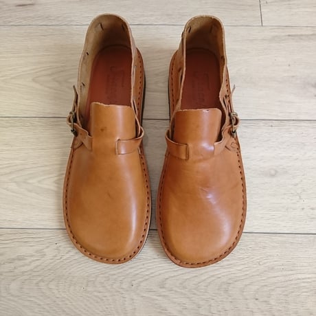 【Fracap/フラカップ】バケッタレザーシューズ　ブラウン