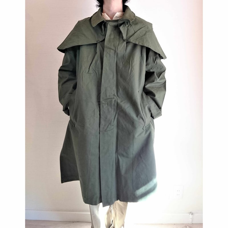 French military dead stock cape coat