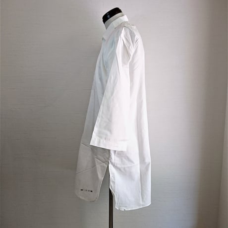 【Swedish Army Hospital Shirts DeadStock White 】スウェーデン軍 ホスピタルシャツ DeadStock ホワイト