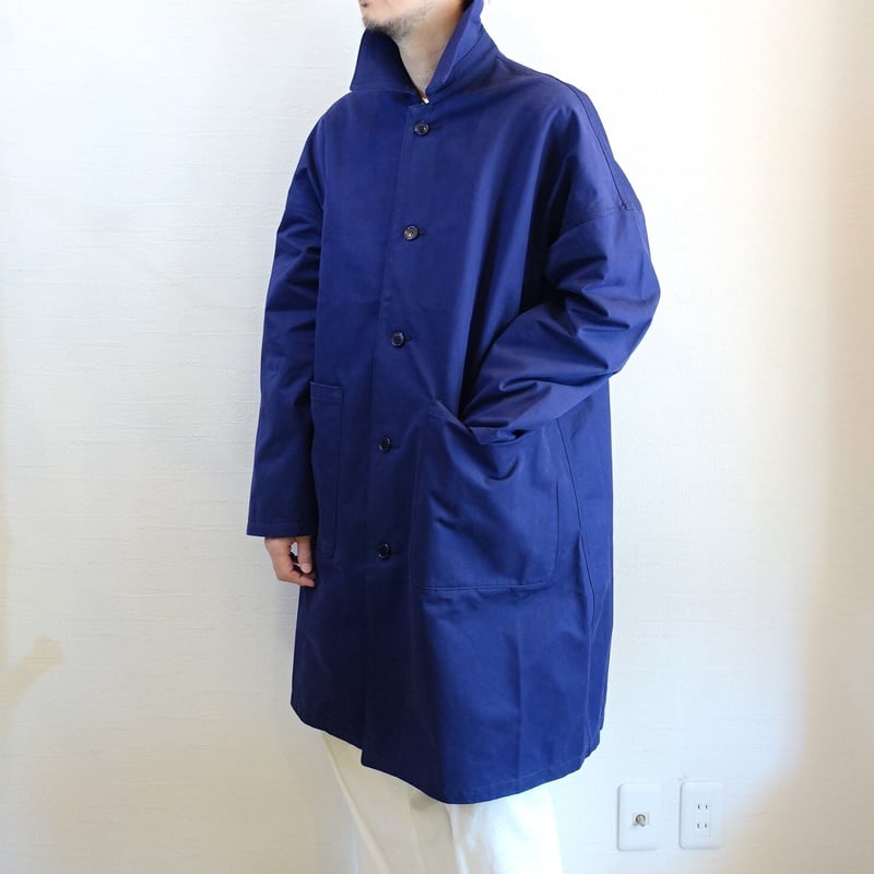 Yarmo/ヤーモ】 DUSTER COAT ダスターコート ネイビー | GROWER