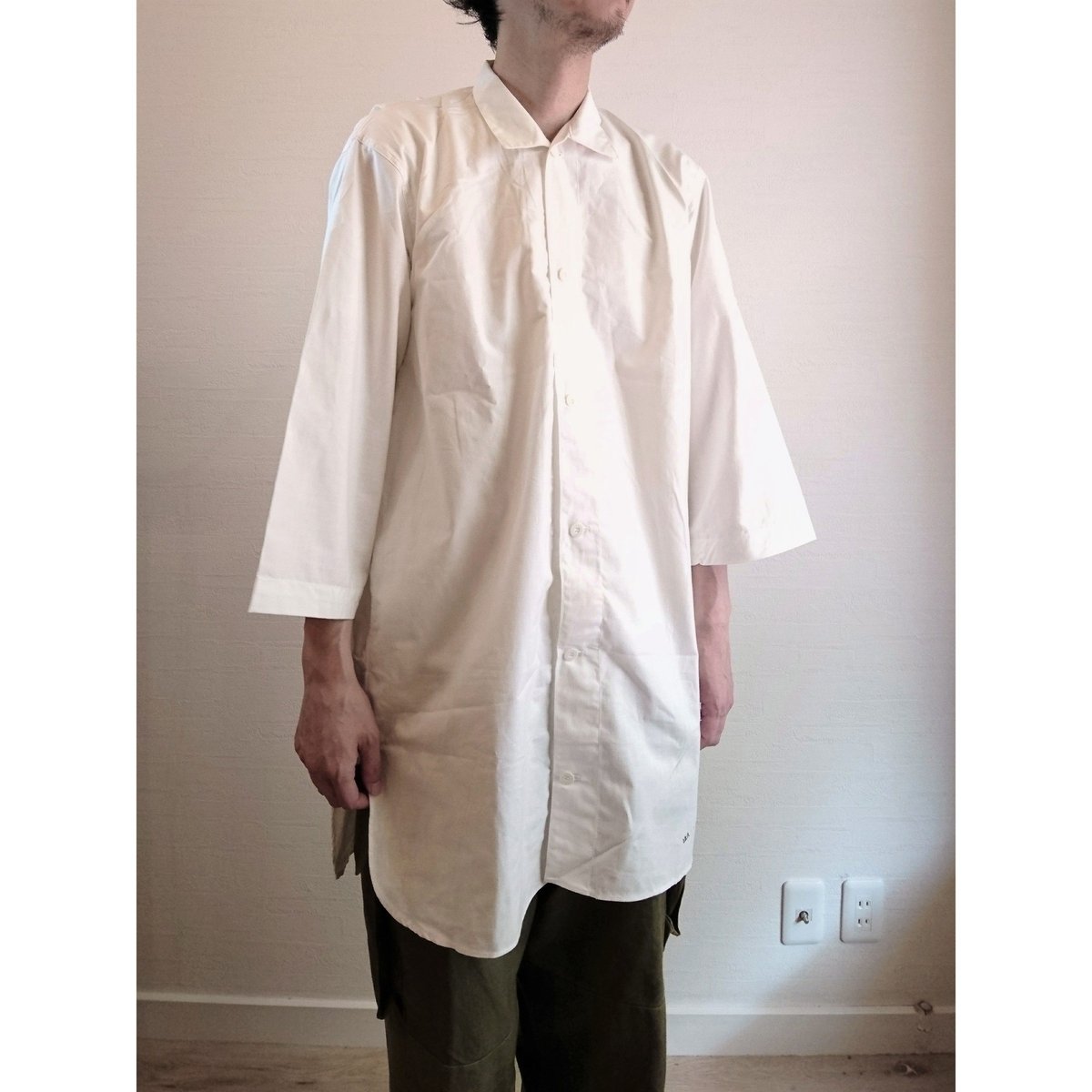 60s  RIGGS 長袖シャツ 白 ホワイト デットストック 未使用 60s RIGGS 長袖シャツ 白 ホワイト デットストック 未使用 60s RIGGS