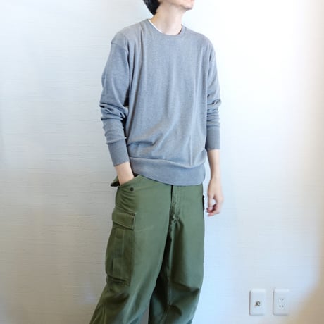 再入荷【gicipi/ジチピ】LUPO ルーポ（クルーネック）　ブラック　グレー