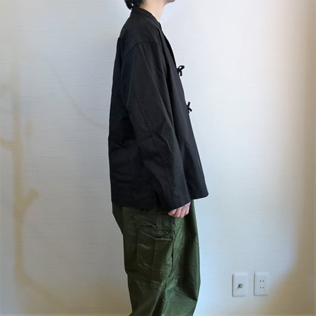 【ARMY TWILL/アーミーツイル】Cotton Polyester Plain Wave Tape Shirt　コットンポリエステル プレーンウィーブ テープシャツ　ブラック