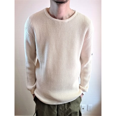 【Tieasy AUTHENTIC CLASSIC/ティージーオーセンティッククラシック】SUPER THERMAL CREW  スーパーサーマルクルー　ナチュラル