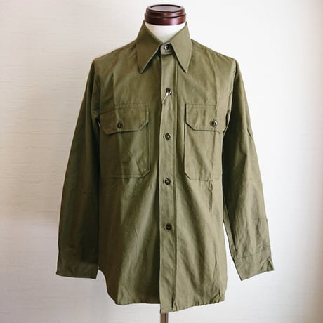 【Greece Army Utility Shirt used】ギリシャ軍 ユーティリティシャツ　used