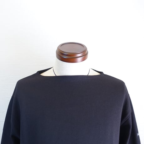 【SAINT JAMES/セントジェームス】OUESSANT SHIRT ウエッソン シャツ　ブラック