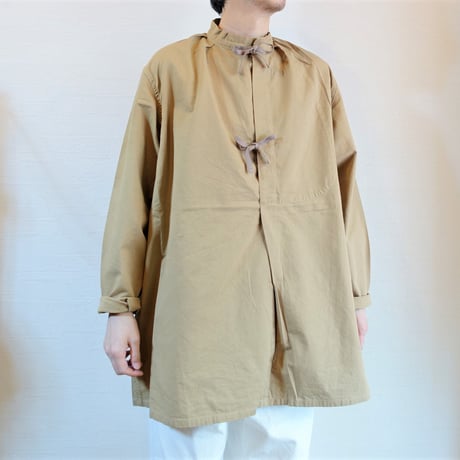 【ARMY TWILL/アーミーツイル】Broken Twill Smock ブロークン ツイル スモック　ベージュ