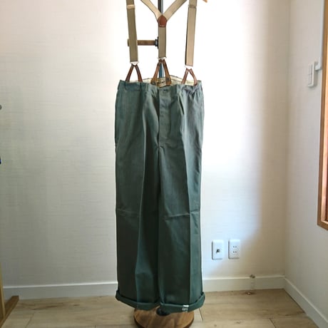 【Swedish Army 50's Prisoner Pants DeadStock】 スウェーデン軍 50's プリズナーパンツDeadStock