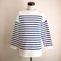 【SAINT JAMES/セントジェームス】NAVAL  ナヴァル　ホワイト×ブルー