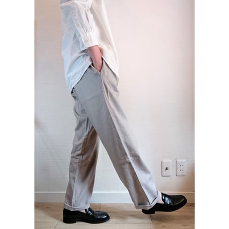 【HOLD FAST/ホールドファスト】Chef  Linen Trousers シェフ リネントラウザーズ　グレー