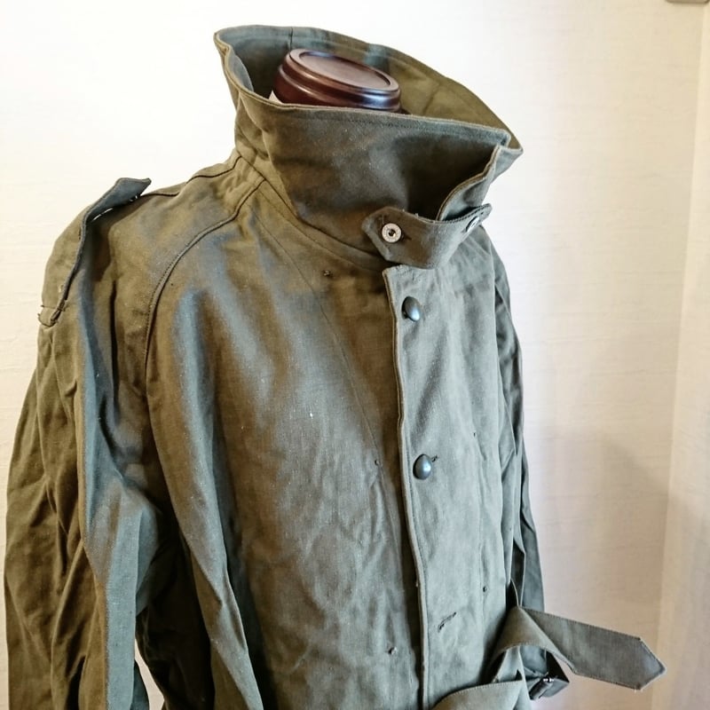 French Army M-35 MotorCycle Coat Deadstock】フラ French Army M-35 MotorCycle Coat Deadstock】フラ