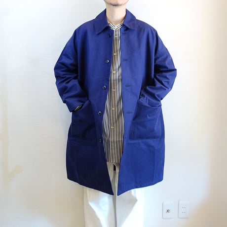 【Yarmo/ヤーモ】 DUSTER COAT  ダスターコート　ネイビー