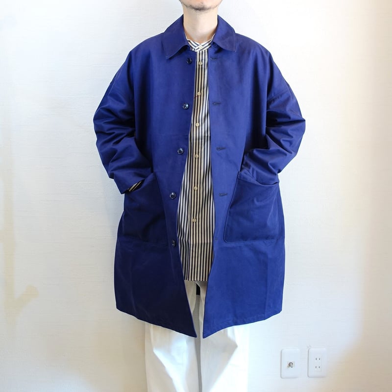 Yarmo/ヤーモ】 DUSTER COAT ダスターコート ネイビー | GROWER